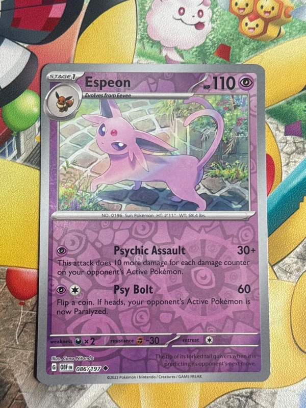 Pokémon kaart / reverse holo