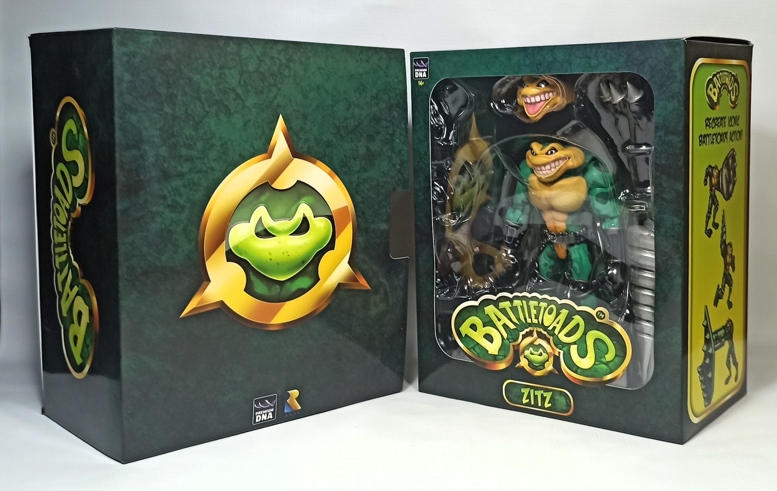 ACTION FIGURE PREMIUM DNA 2023 RAREWARE BATTLETOADS ANTHOLOGY ZITZ 6" MISB