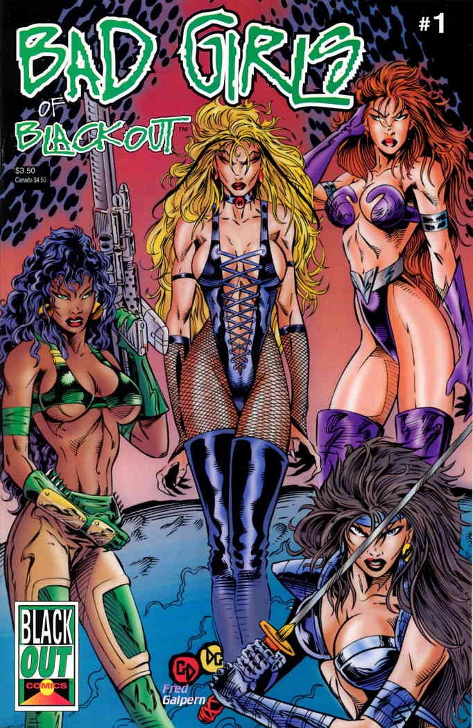 Bad Girls of Blackout #1 VF; Blackout | w/Bag+Board