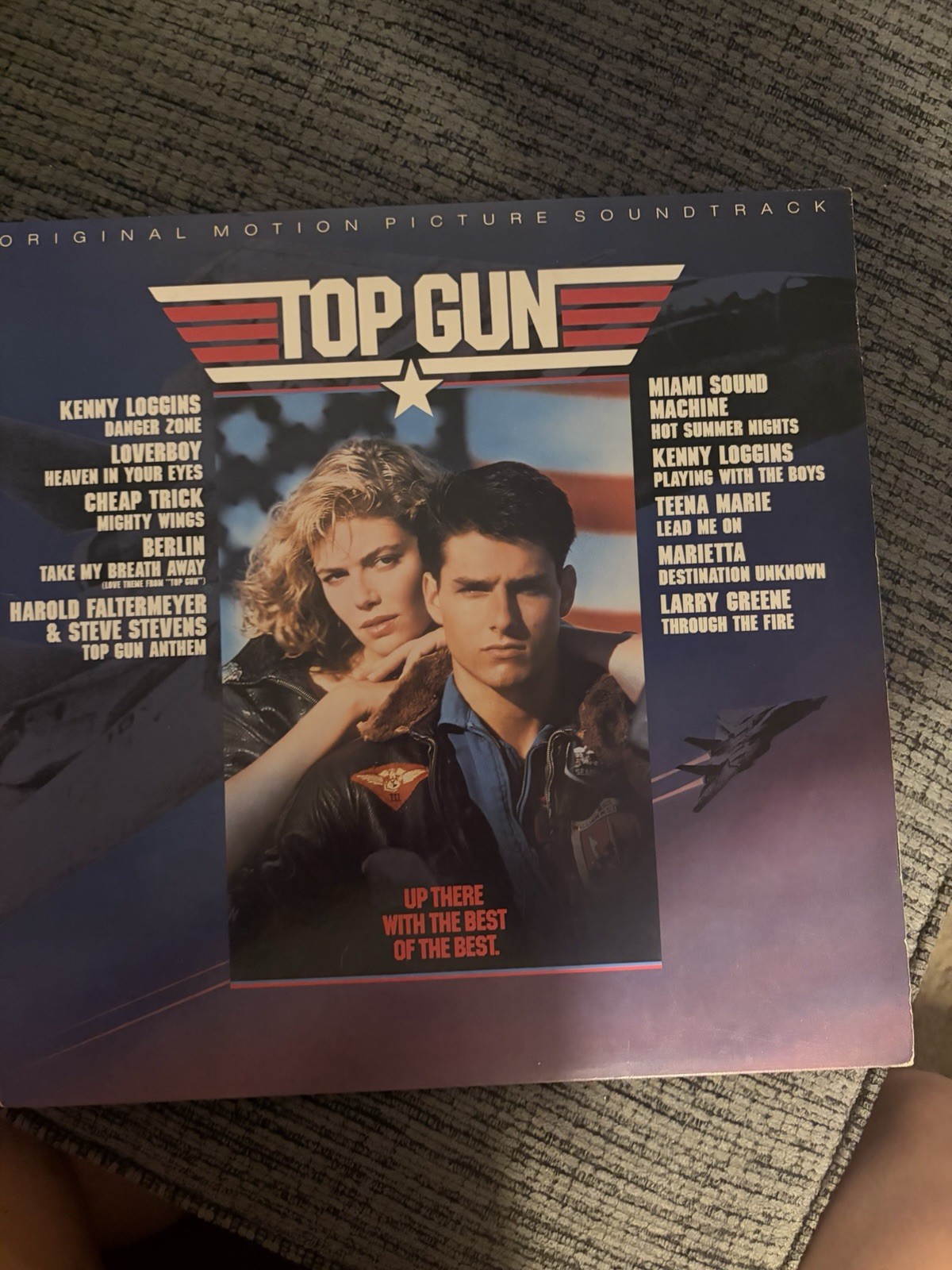 Top Gun Soundtrack Vinyl LP Original Motion Picture Record 1986