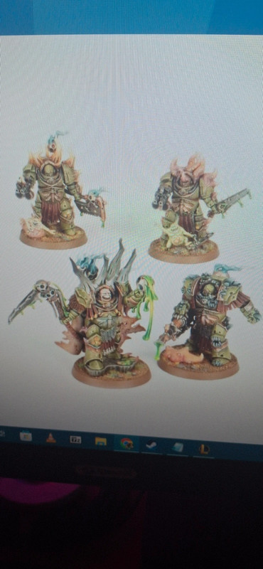 Death guard seigneur felthius et sa cohorte souillé warhammer 40k