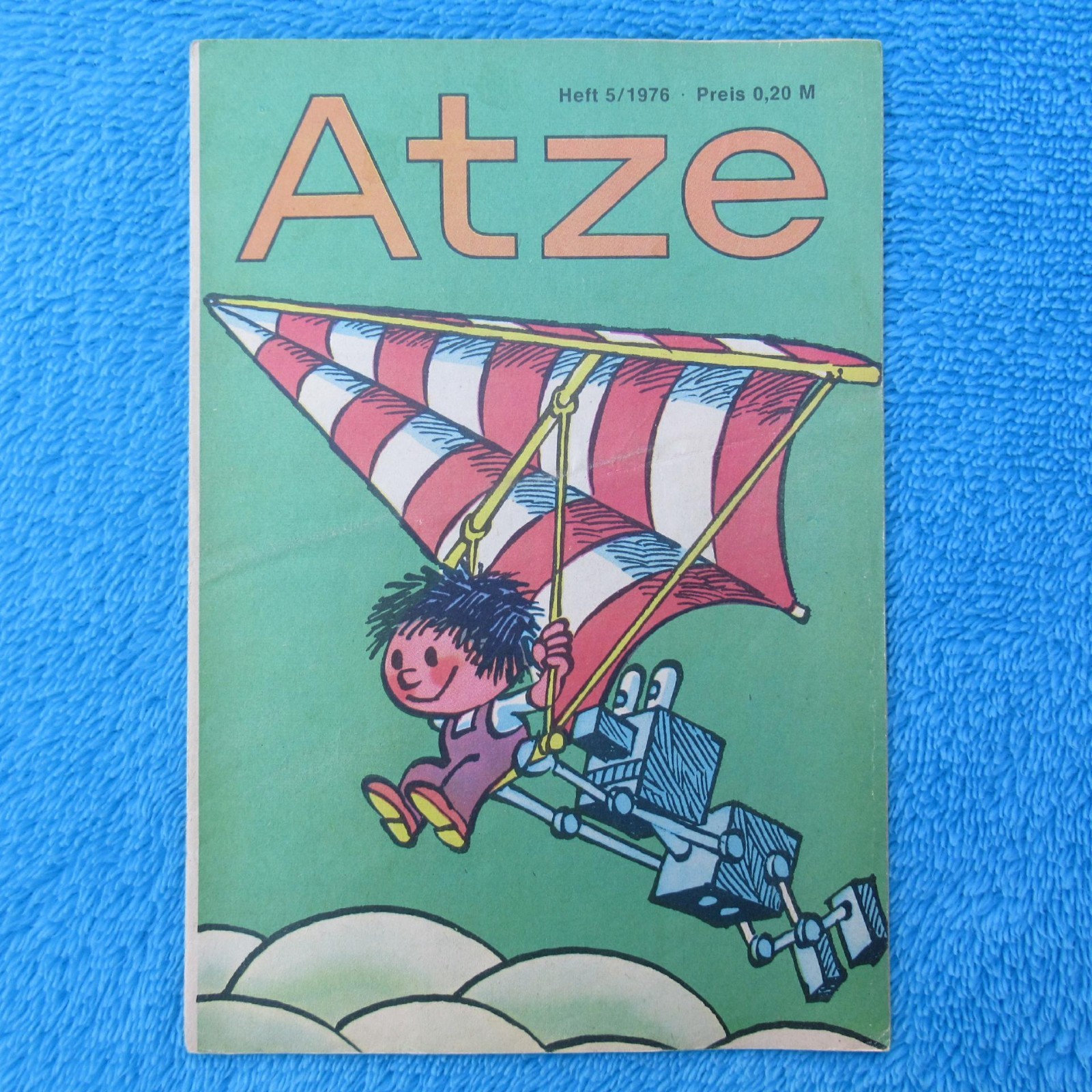 ATZE n. 5 del 1976 Fix und Fax Pats avventura di viaggio Jürgen Kieser DDR Z1