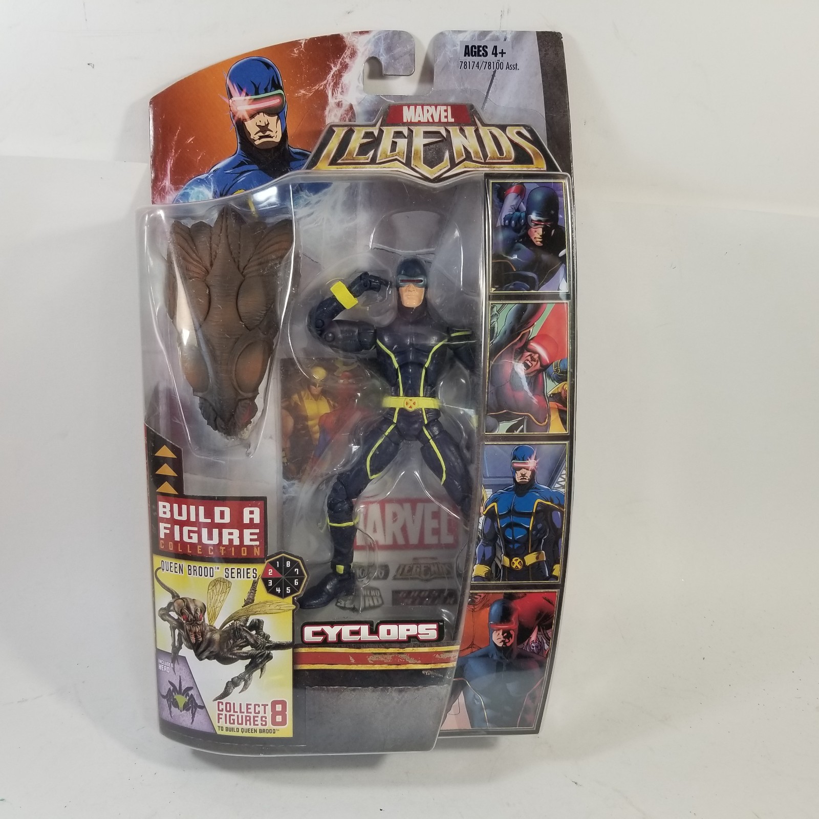 Marvel Legends Cyclops Action Figure BAF Collection Queen Brood 2007 6" (A14)