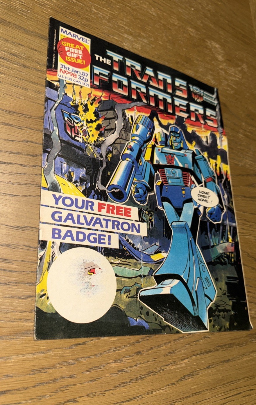 TRANSFORMERS #98 31ST JANUARY 1987 BRITISH WEEKLY