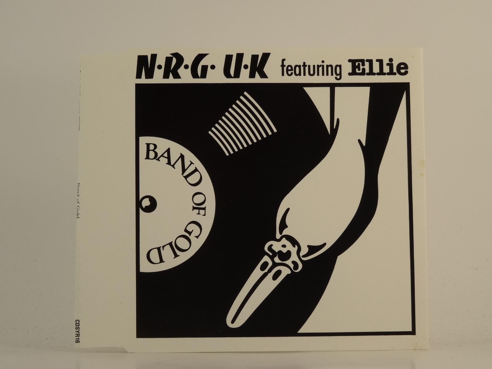 N.R.G. U.K. FT ELLIE BAND OF GOLD (H1) 3 Track CD Single plus Picture Sleeve SWA