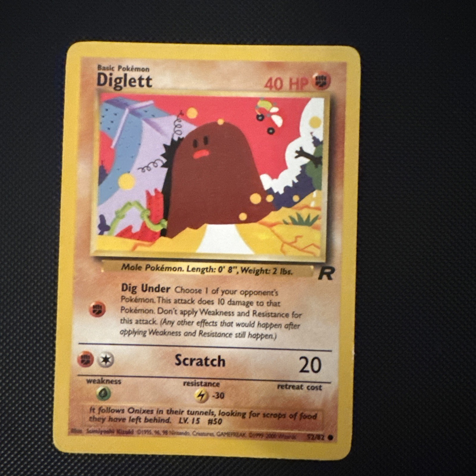 Diglett 52/82 Team Rocket Pokemon S485