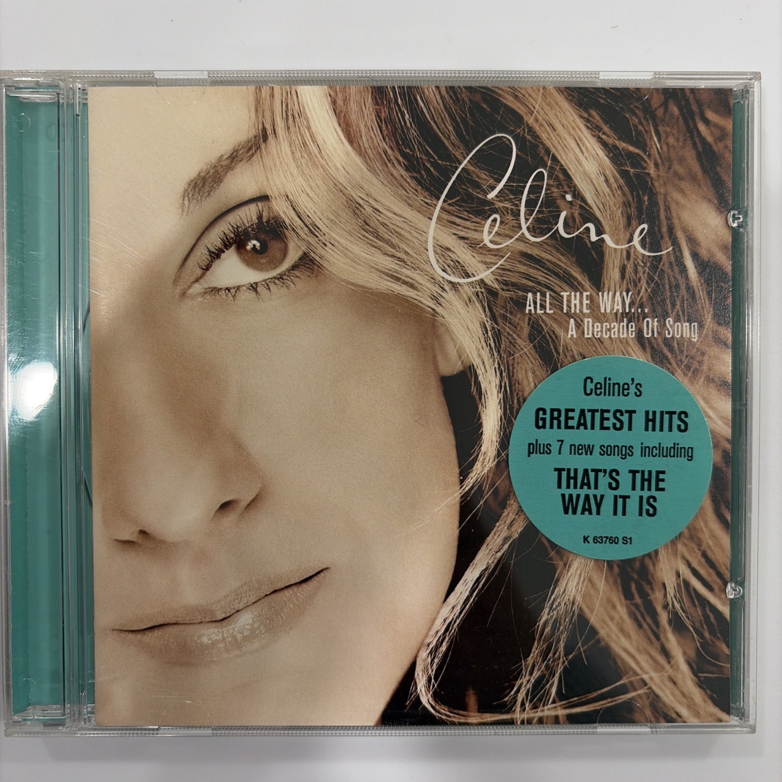 All the Way-A Decade of Song by Celine Dion (CD, 1999)