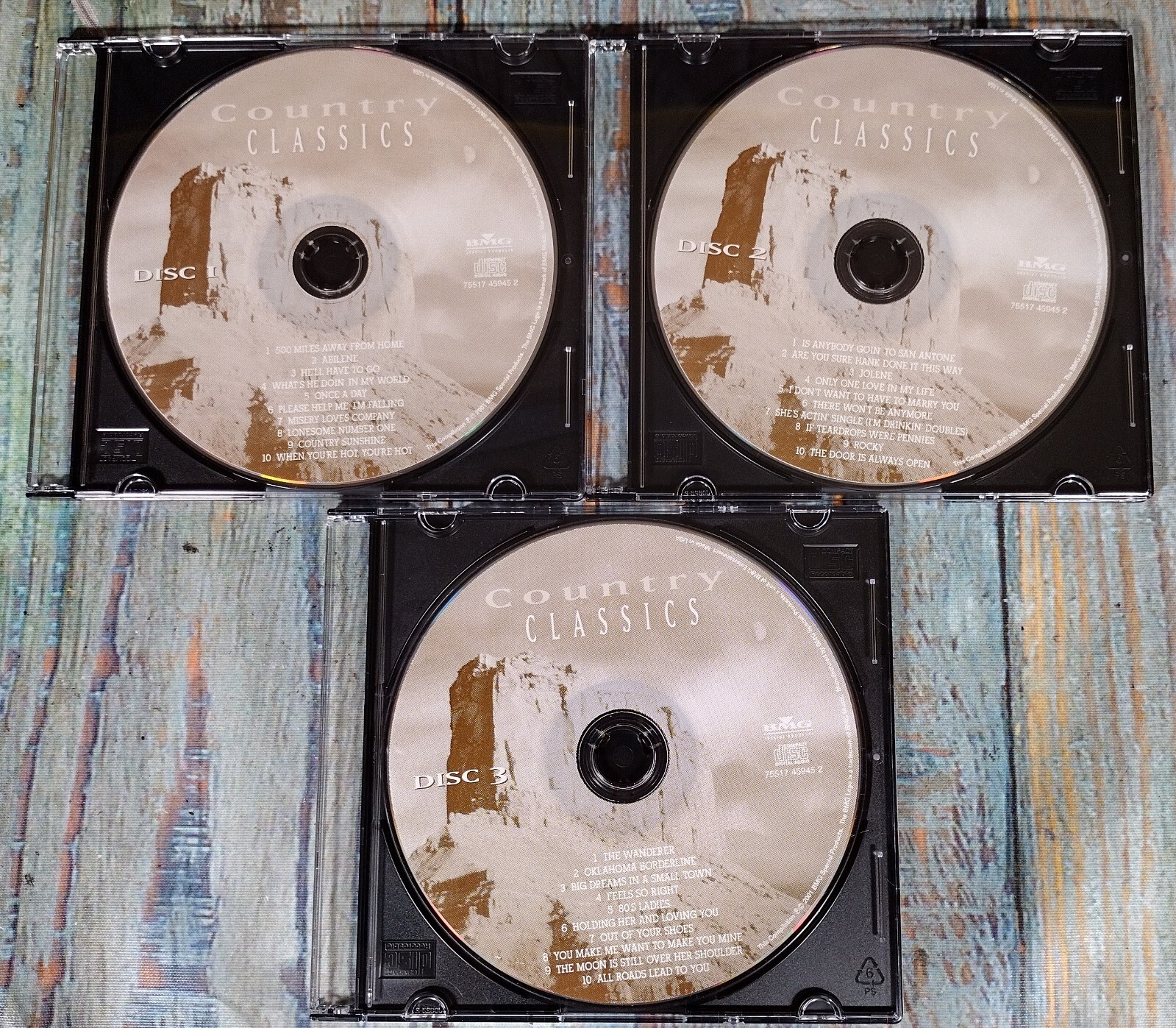 Country Classics Various Artist Disc 1, 2 & 3 CD