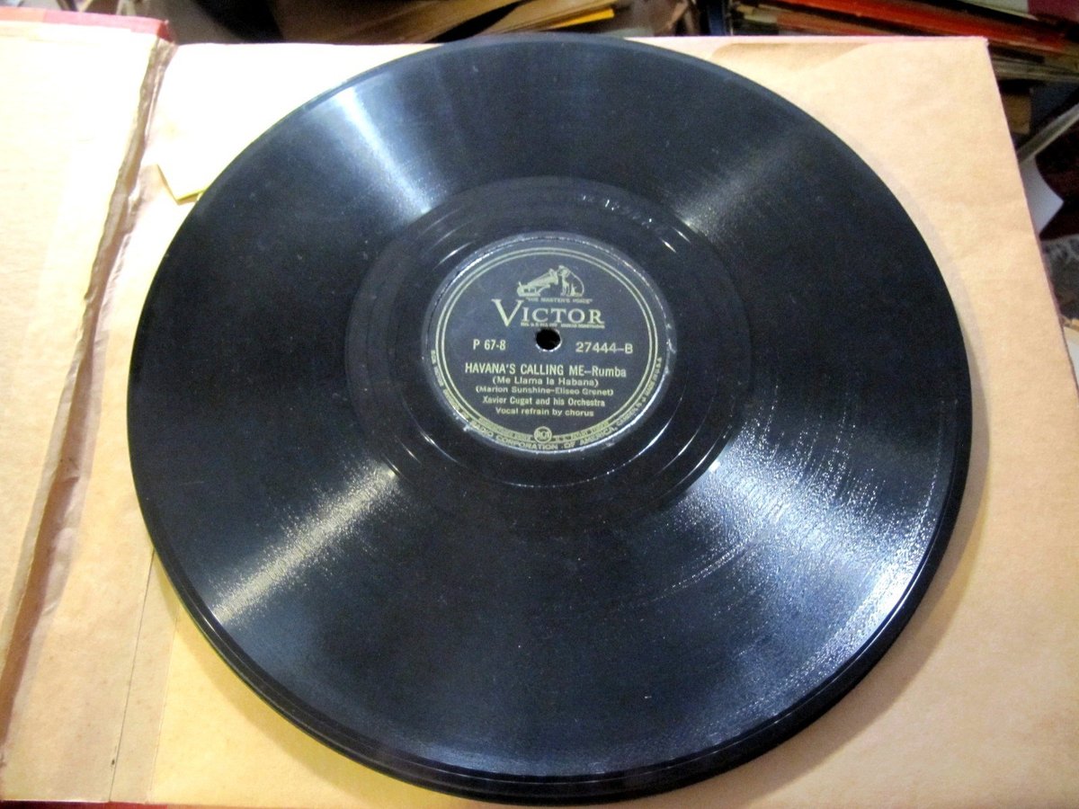 1933 Cuban LA BOMBA/ My Shawl Rumbas XAVIER CUGAT Orch Dorothy Miller VICTOR P67
