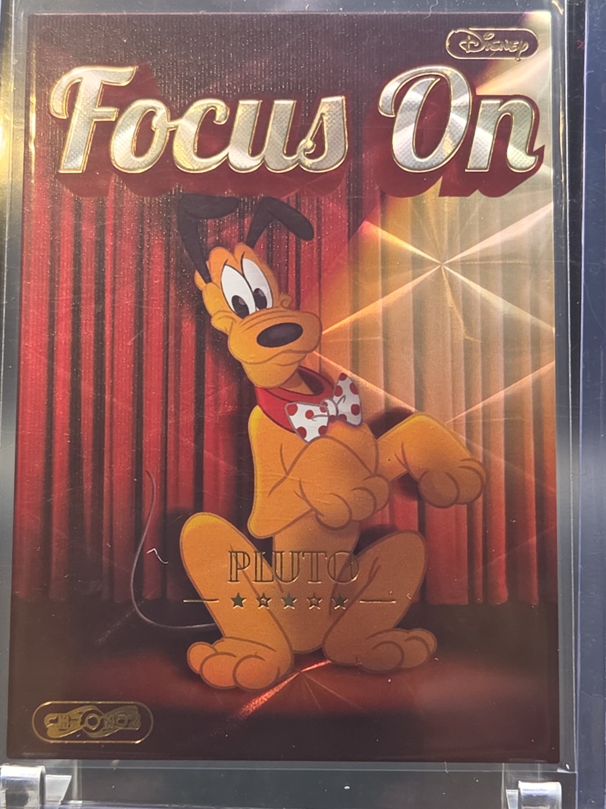 2026 Disney Chronoz Pluto #CDL-PPF-07 Pose & Pizzazz Focus #'d 45/50 *Case Hit*