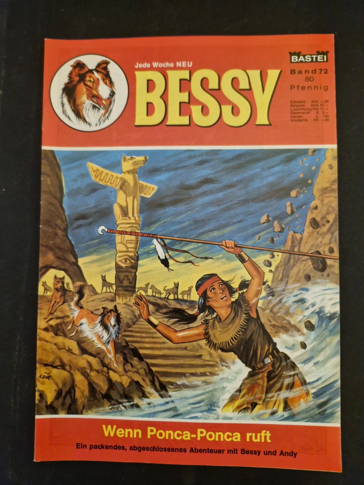 Fumetto Bessy n.72 (Bastei 1° Edizione) Z0-1/1 condizioni da collezione