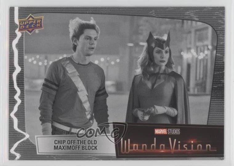 WandaVision 2022 Marvel Studios bianco e nero 3/25 argento vivo #51 0kr0
