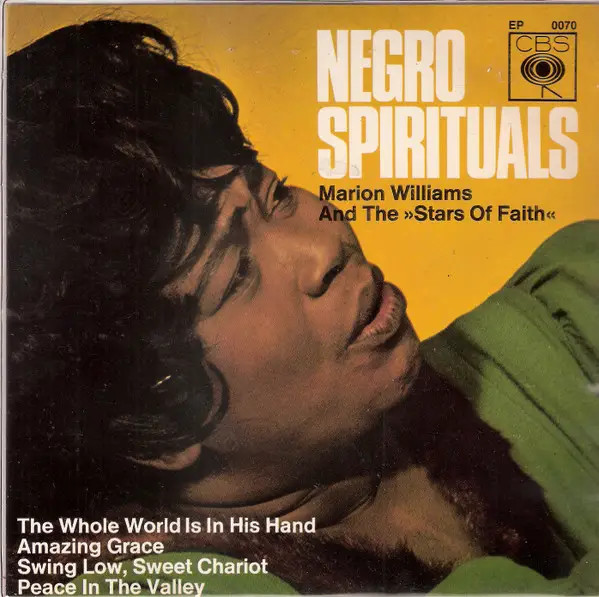 Marion Williams Negro Spirituals Vinile Singolo 7" 45 U/min NEAR MINT CBS