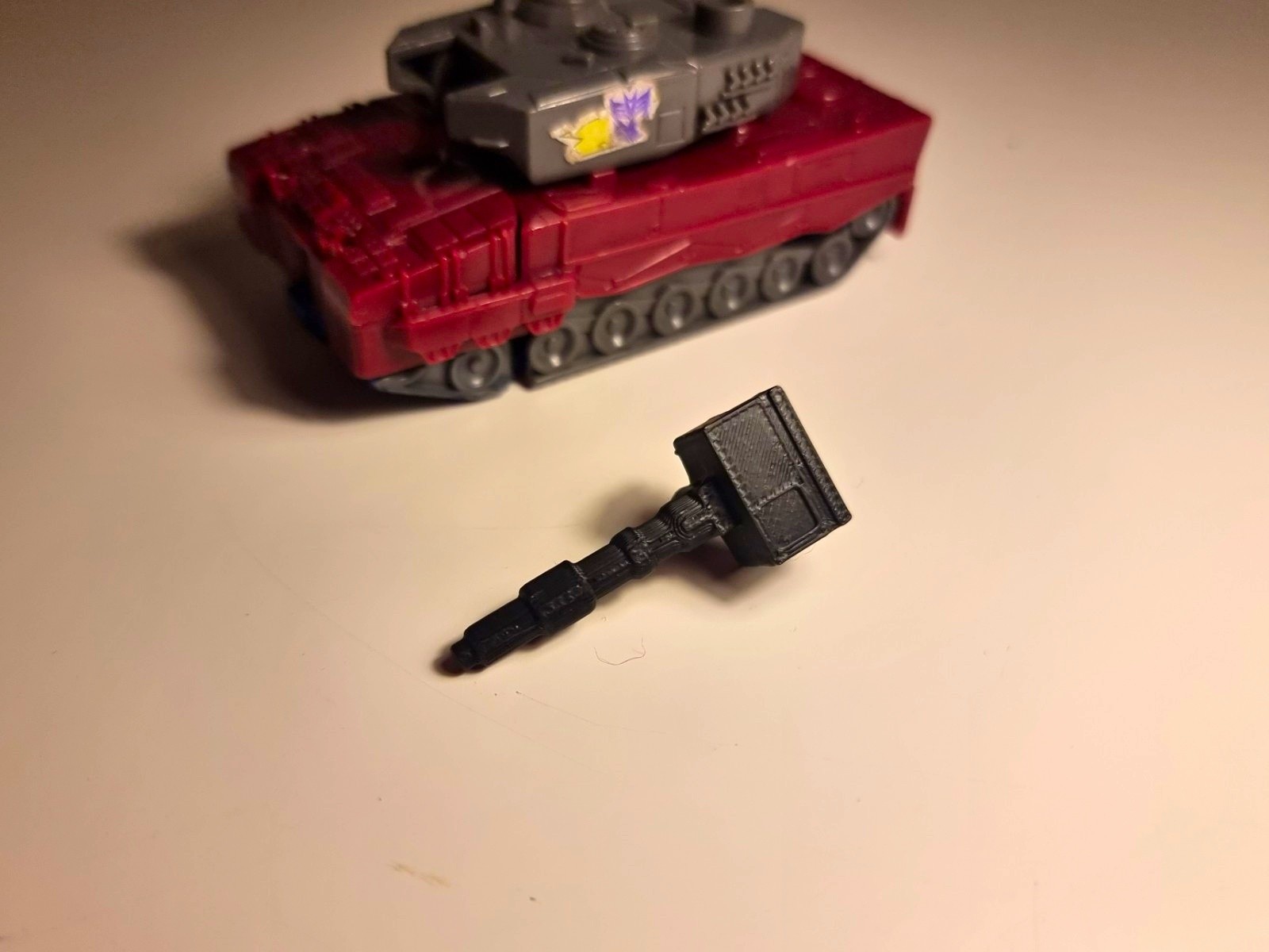 Transformers G1 Quake Turret Cannon (3D printed Replacement Part)