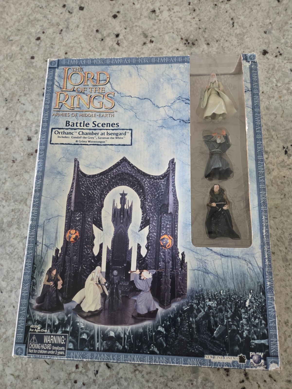 Lord of the Rings Orthanc Chamber at Isengard Battle Scenes Gandalf Saruman LOTR