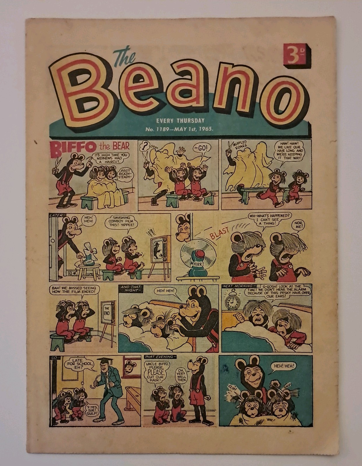 The Beano #1189 1st May 1965 DC Thomson Complete G/VG