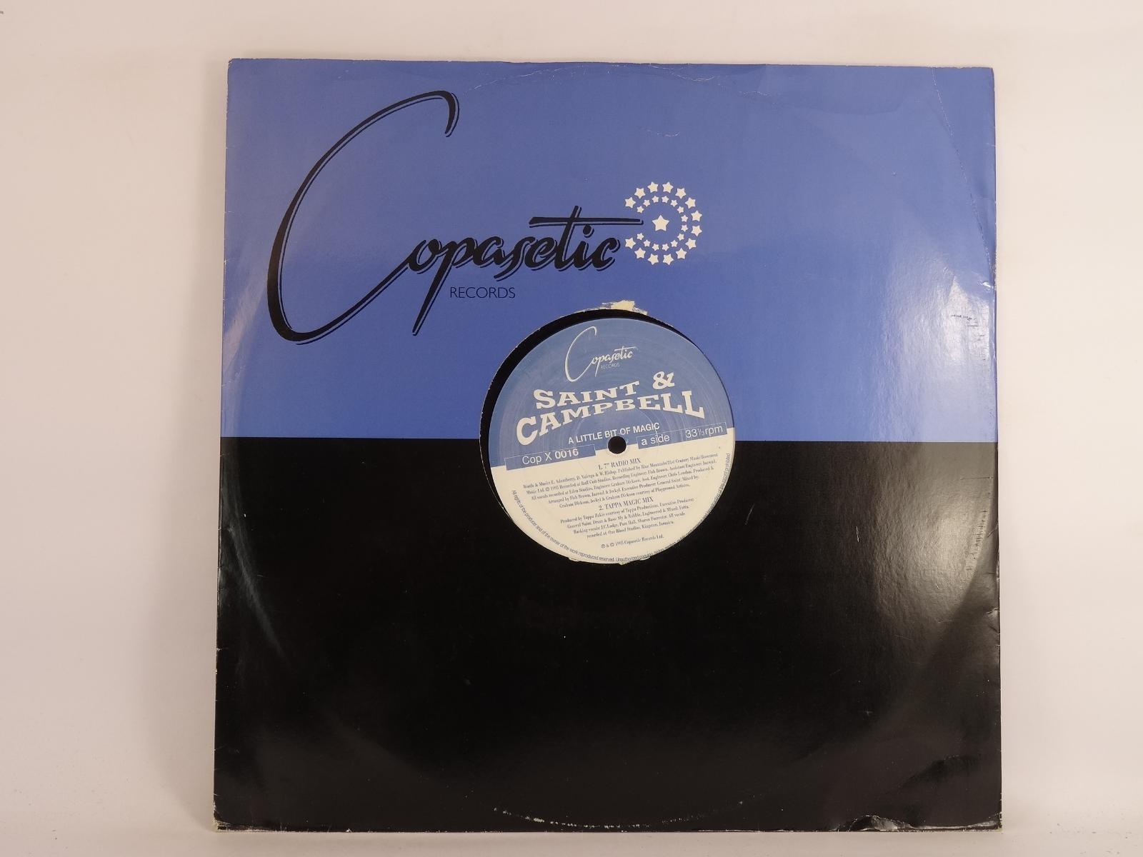 SAINT & CAMPBELL A LITTLE BIT OF MAGIC (293) 4 Track 12" Single plus Company Sle