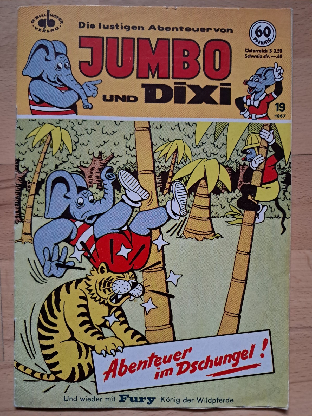 Le divertenti avventure di Jumbo e Dixi n.19 del 1967 - Z1-2 Comicheft