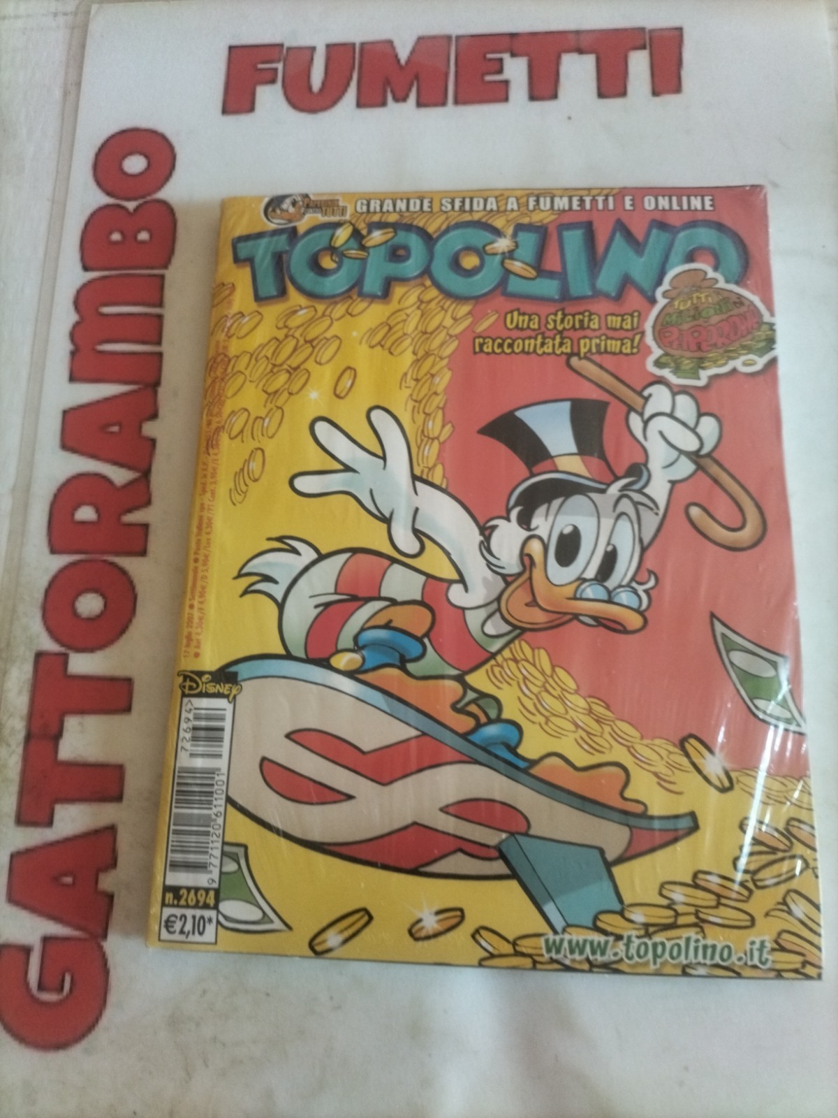 Topolino N.2694 con gadget - Disney Blisterato