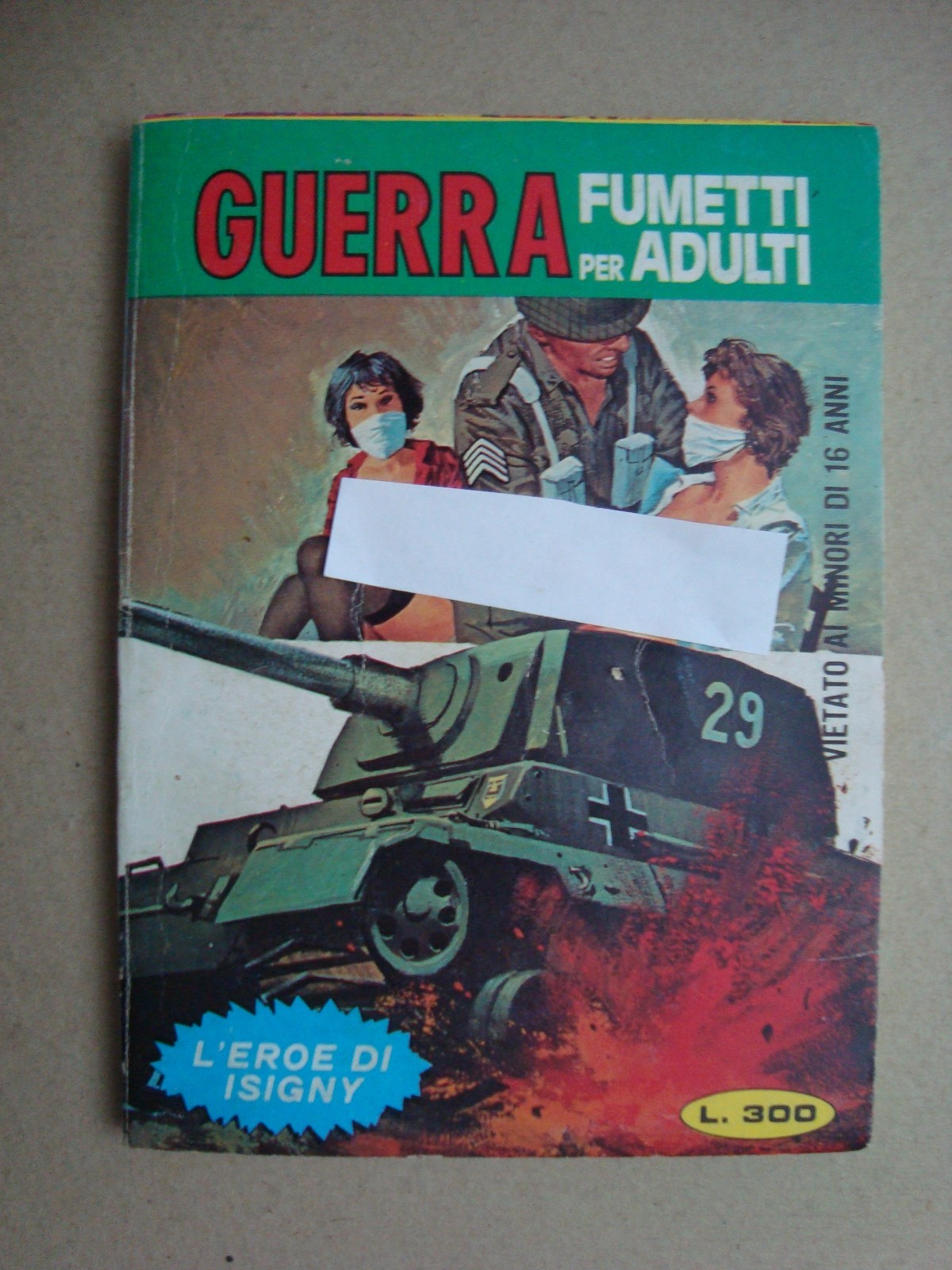 guerra fumetti per adulti n° 9 ed.ediperiodici 1978