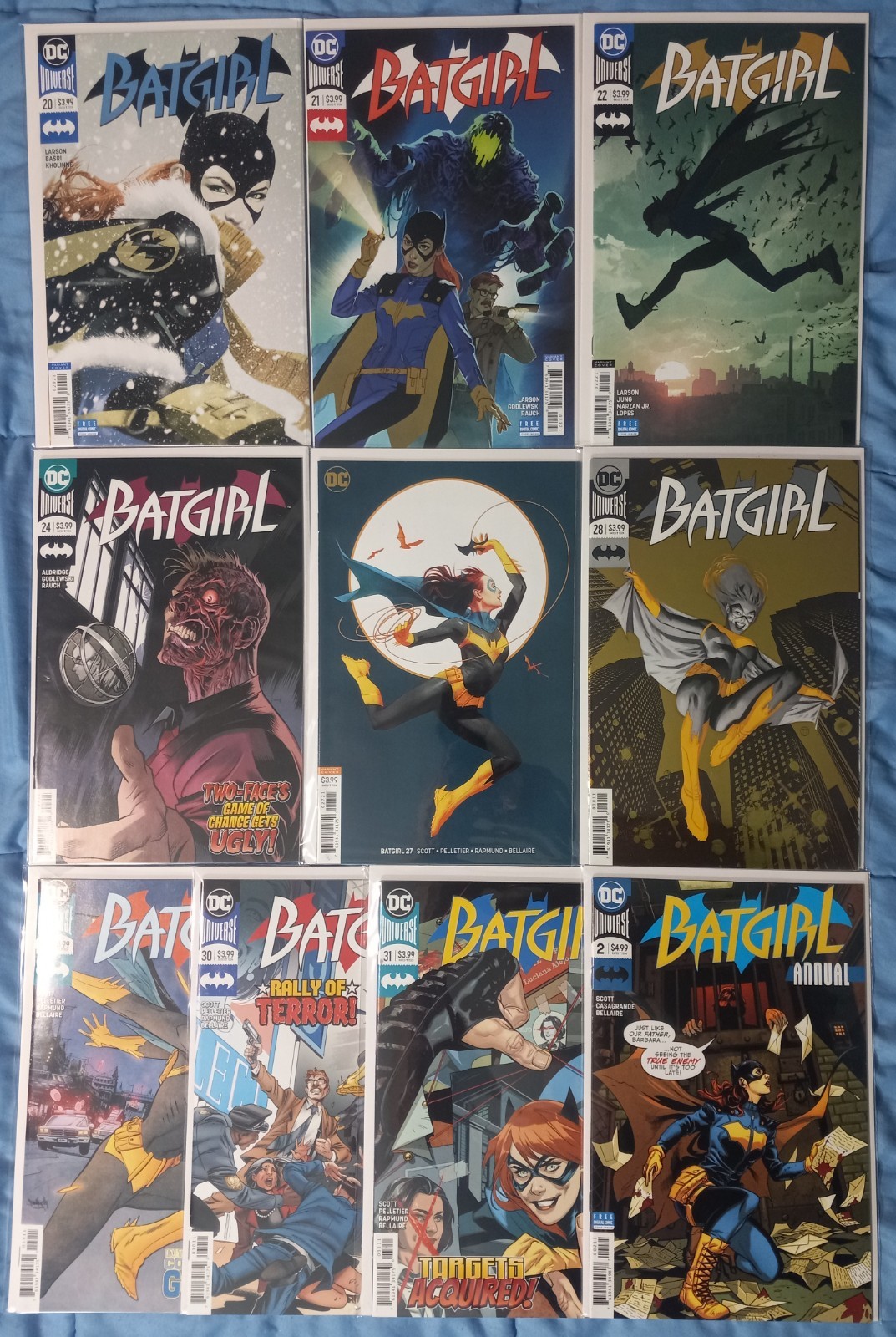 Batgirl #20,21,22,24,27,28,29,30,31 Annual #2 NM Lot Set Run
