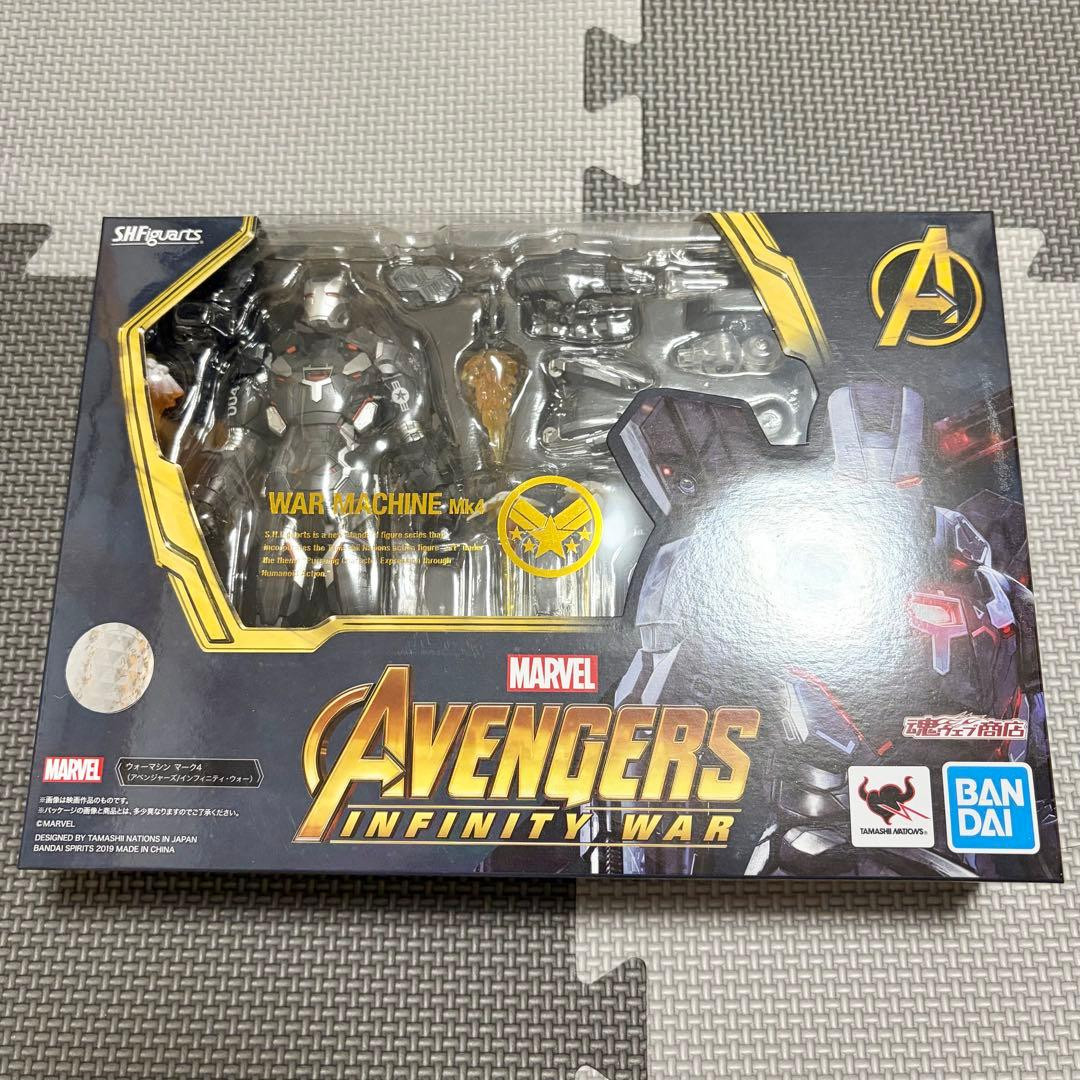 Figura S.H.Figuarts War Machine Mark 4 Avengers Infinity War Giappone usata