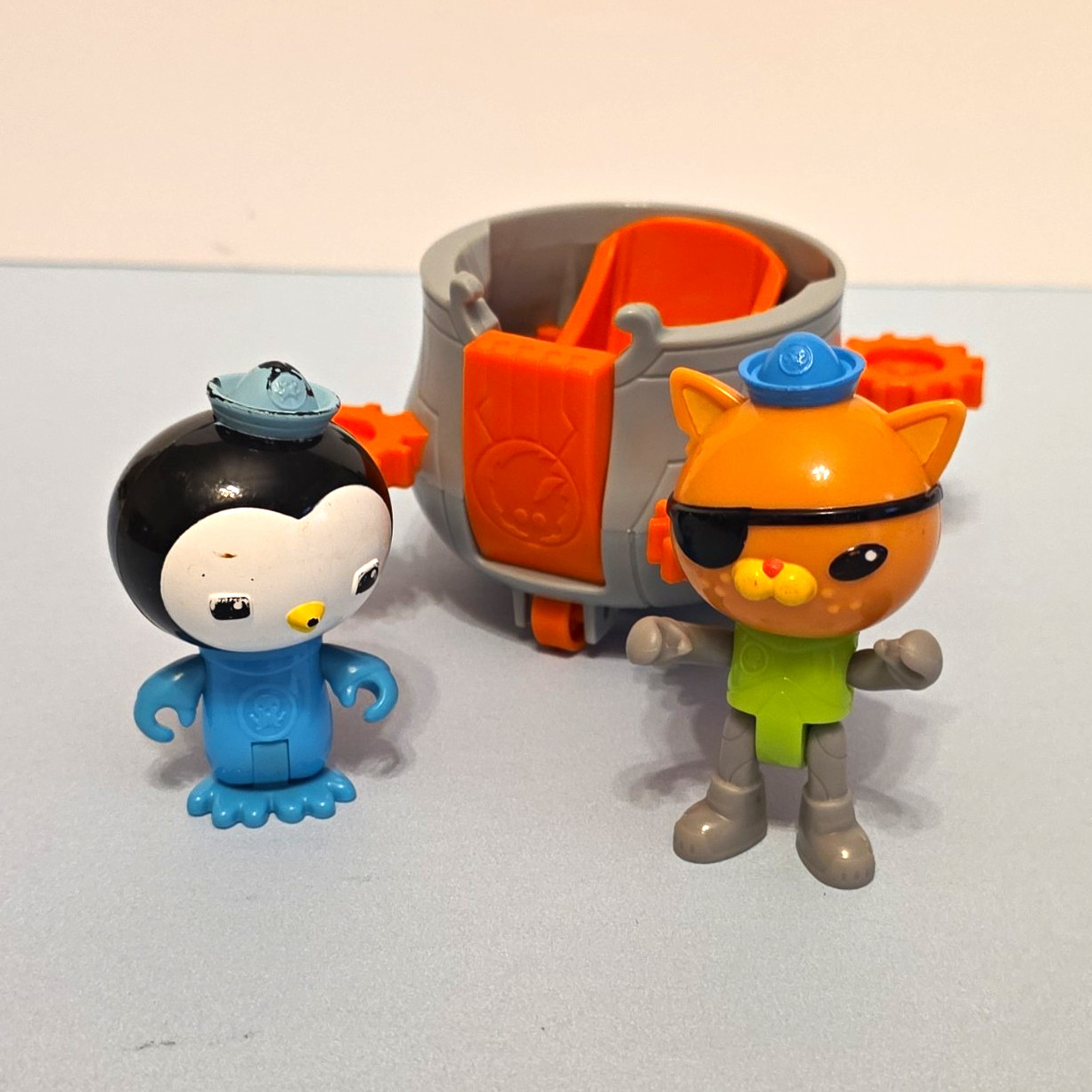 Octonauts Playset Grigio/Arancione con Kwazii e Peso 2 Figure Plastica, Multicolore
