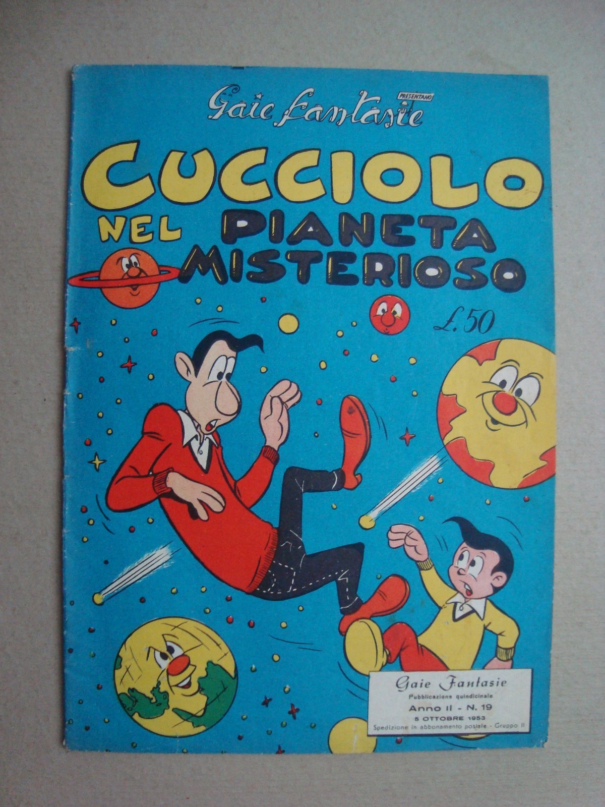 gaie fantasie n° 19 albo d'oro ed.alpe 1953