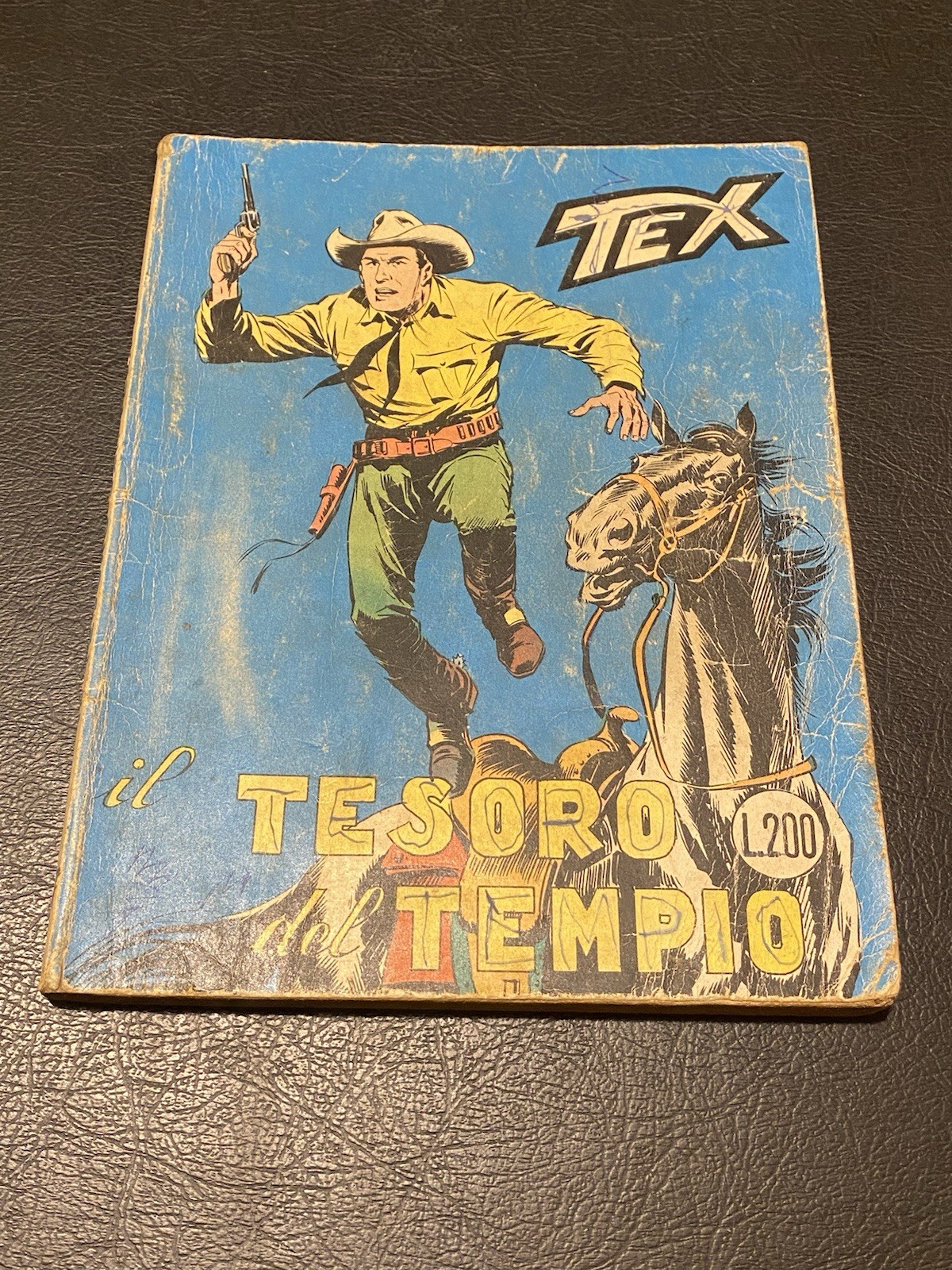 Tex Gigante N 77 Da 200 Lire Il Tesoro Del Tempio ( Accettabile ) 