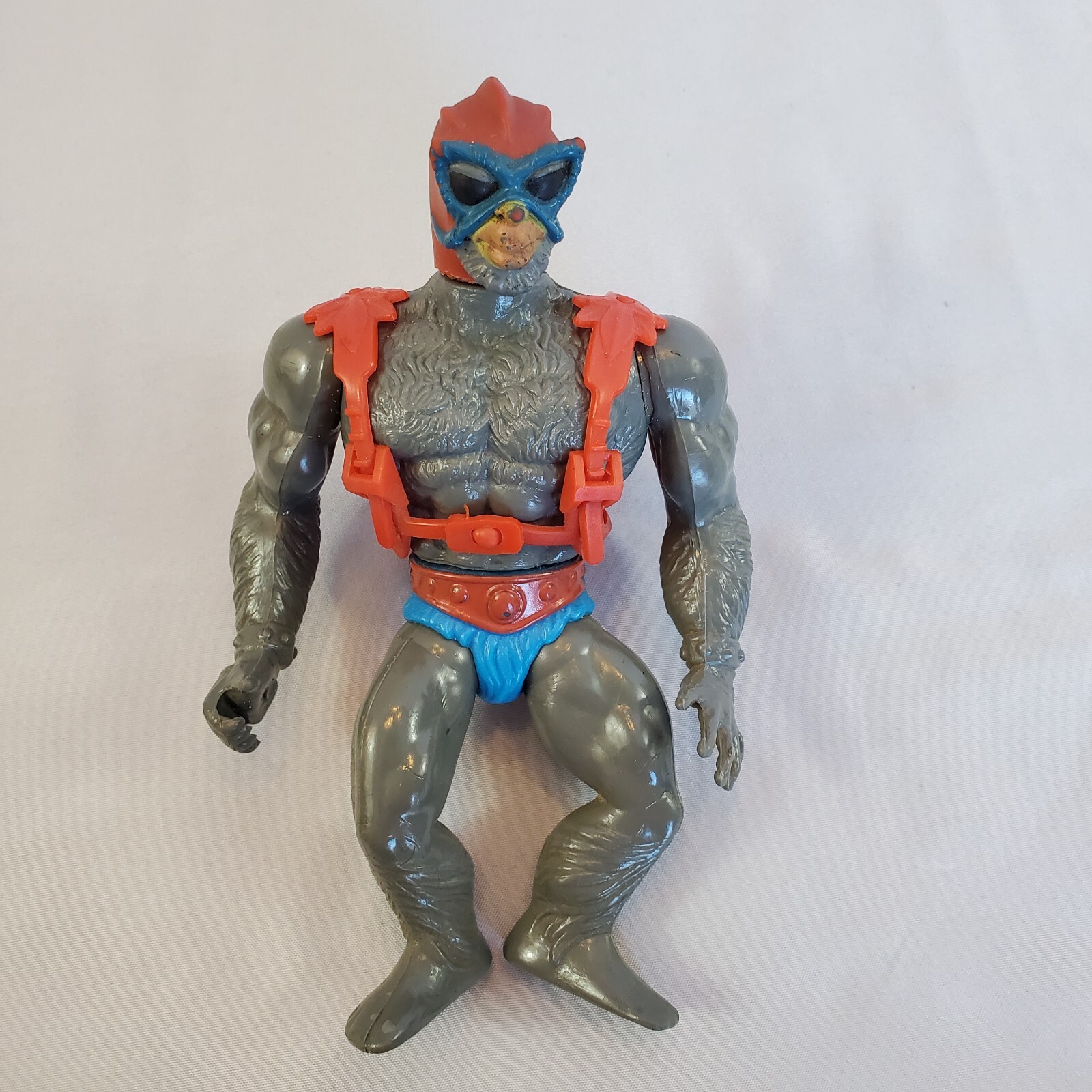 Stratos with Red Jet Pack Masters of the Universe Action Figure 1982 Incomplete