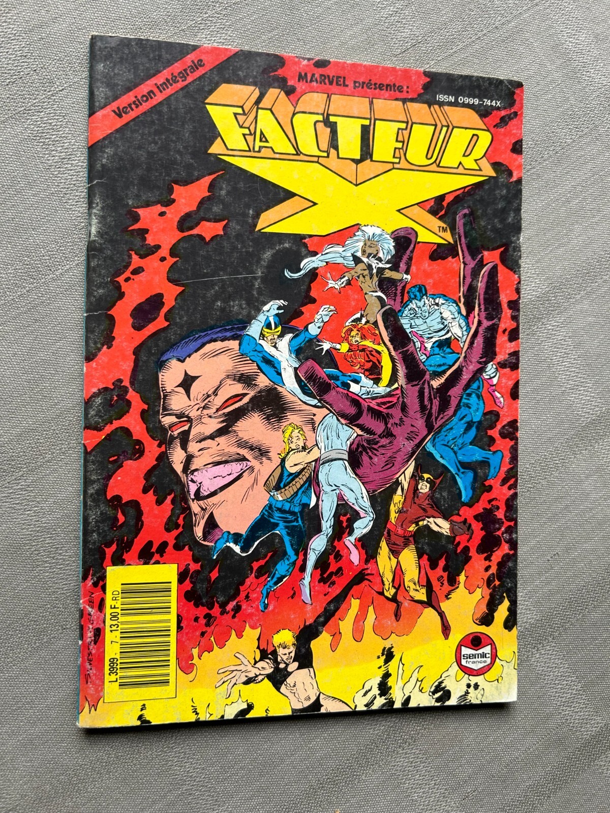 FACTEUR X COLLECTION VERSION INTÉGRALE ÉDITION SEMIC N°7 1990 EN BON ÉTAT