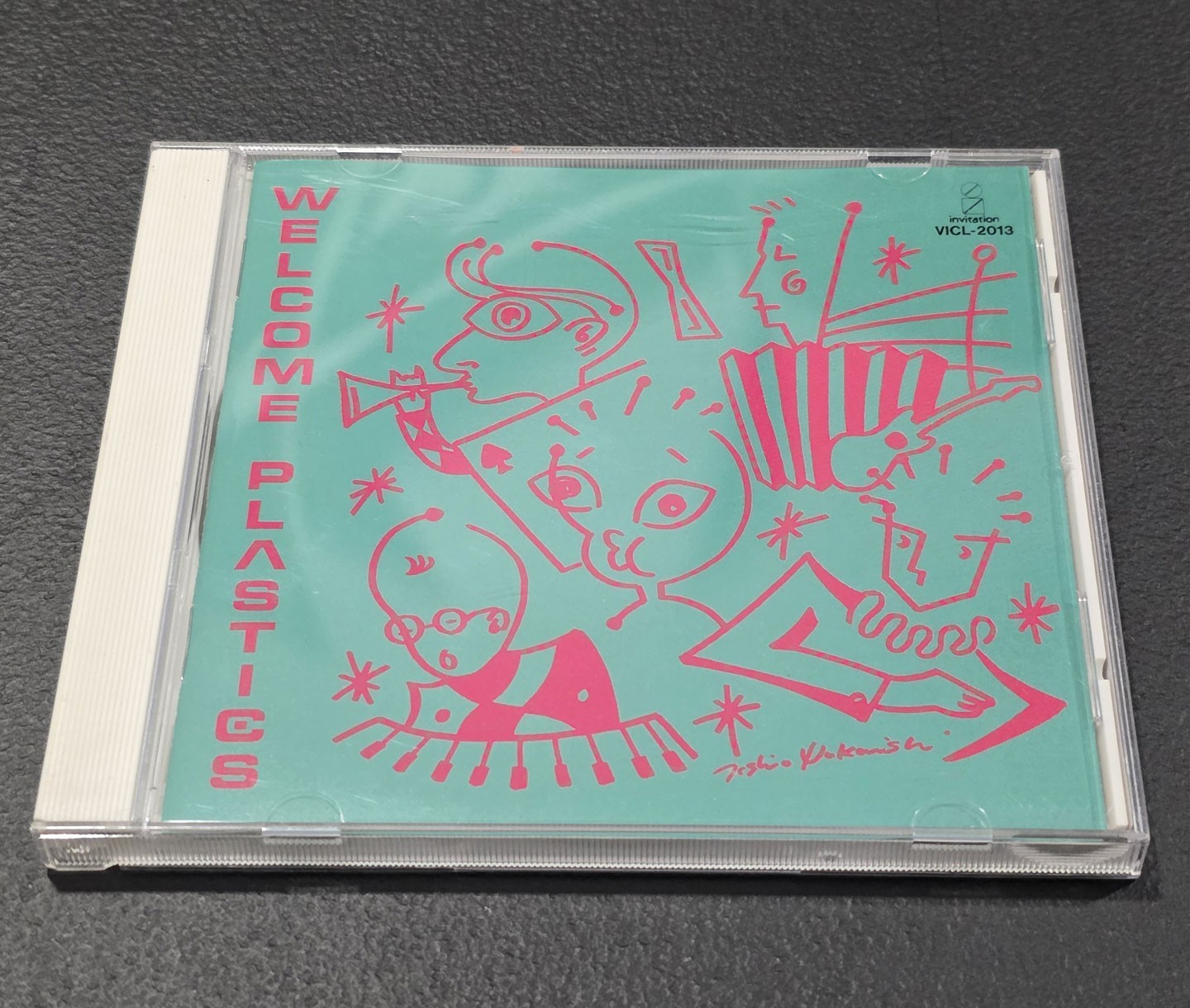 Plastics Welcome Plastics CD 1990 Japan Reissue VICL-2013 Invitation New Wave