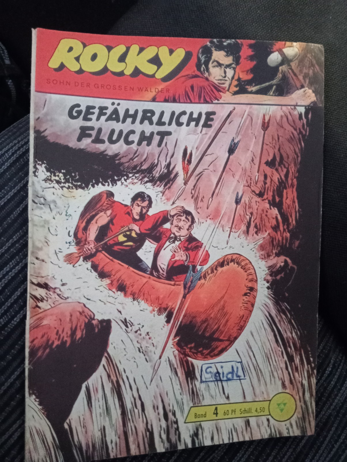 ZAGOR EDIZIONE TEDESCA ROCKY N. 4 GEFAHRLICHE FLUCHT