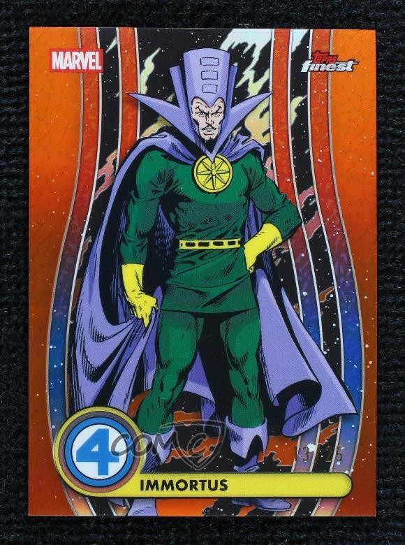 2026 Finest Fantastic Four Common Orange Refractor 13/25 Kang Immortus #023 1o1p
