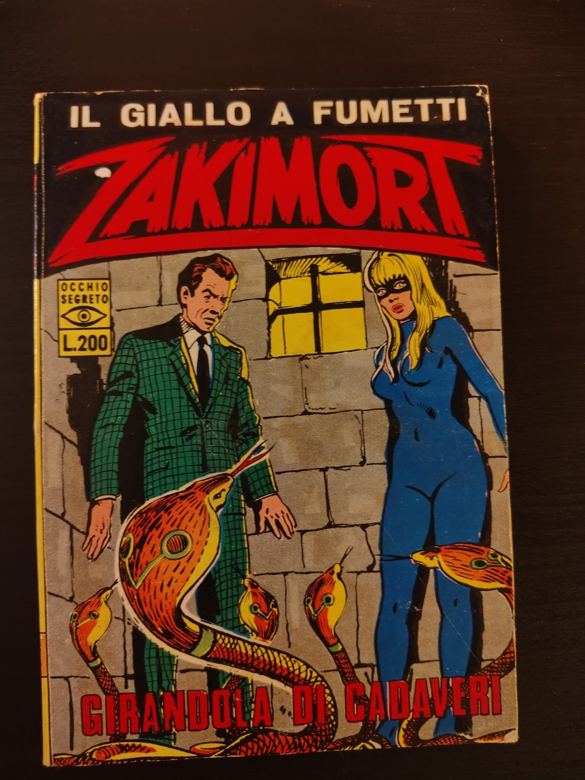 Zakimort n°82 - PRIMA SERIE 1972 Ed. C.E.A. "Girandola di cadaveri" Fumetto nero