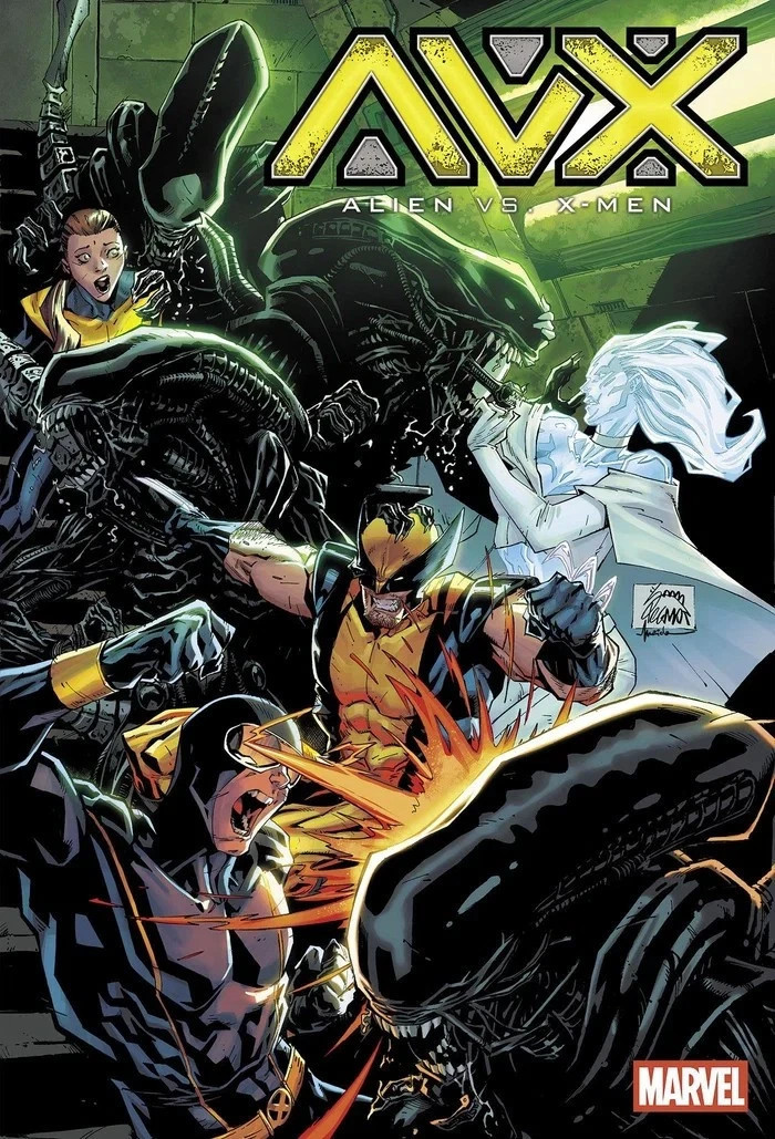 Poster promozionale Alien vs X-Men