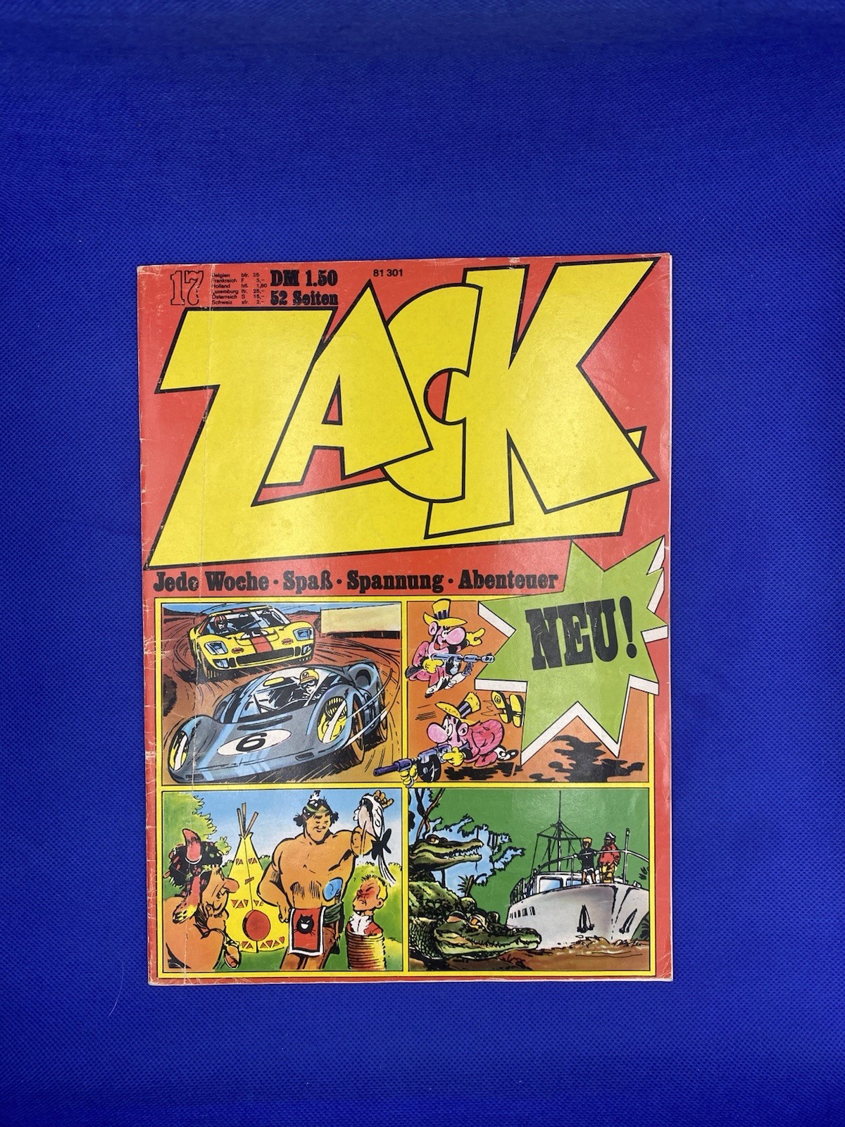 ZACK n.1 (17 / 1972) - Il primo fascicolo della serie!