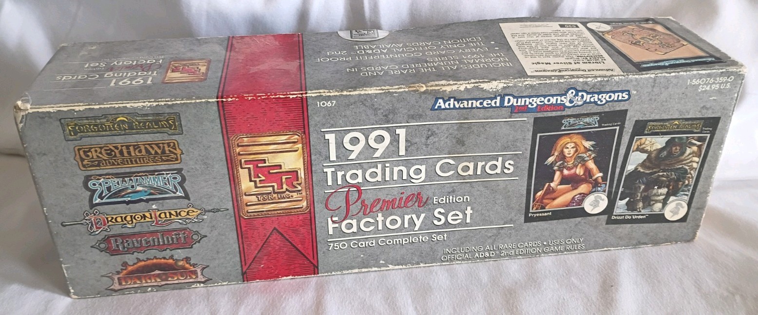 Advanced Dungeons And Dragons 2nd Edition 1991 Trading Cards Premier 750 Cards