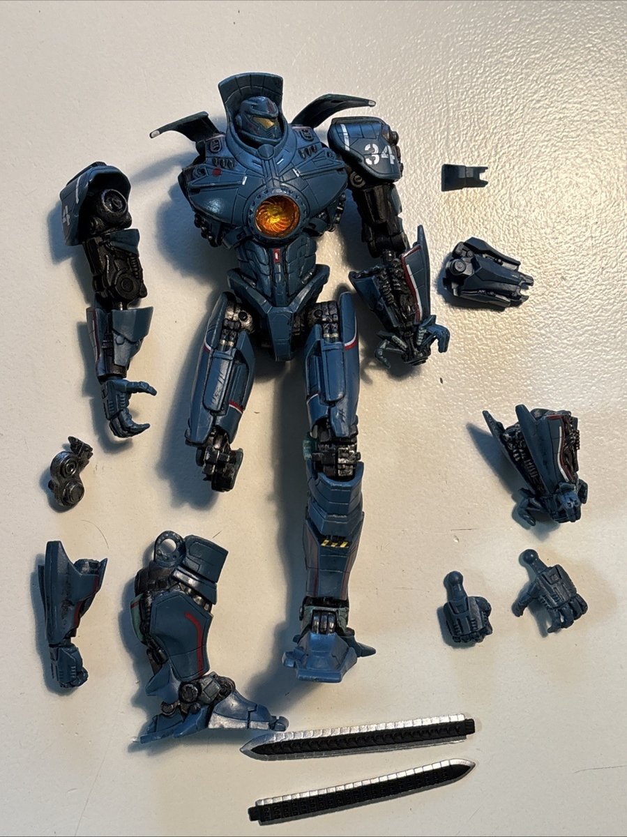 NECA 2013 Pacific Rim Serie 1 Gipsy Danger Jaeger Immagini Leggendarie 7" Rotte