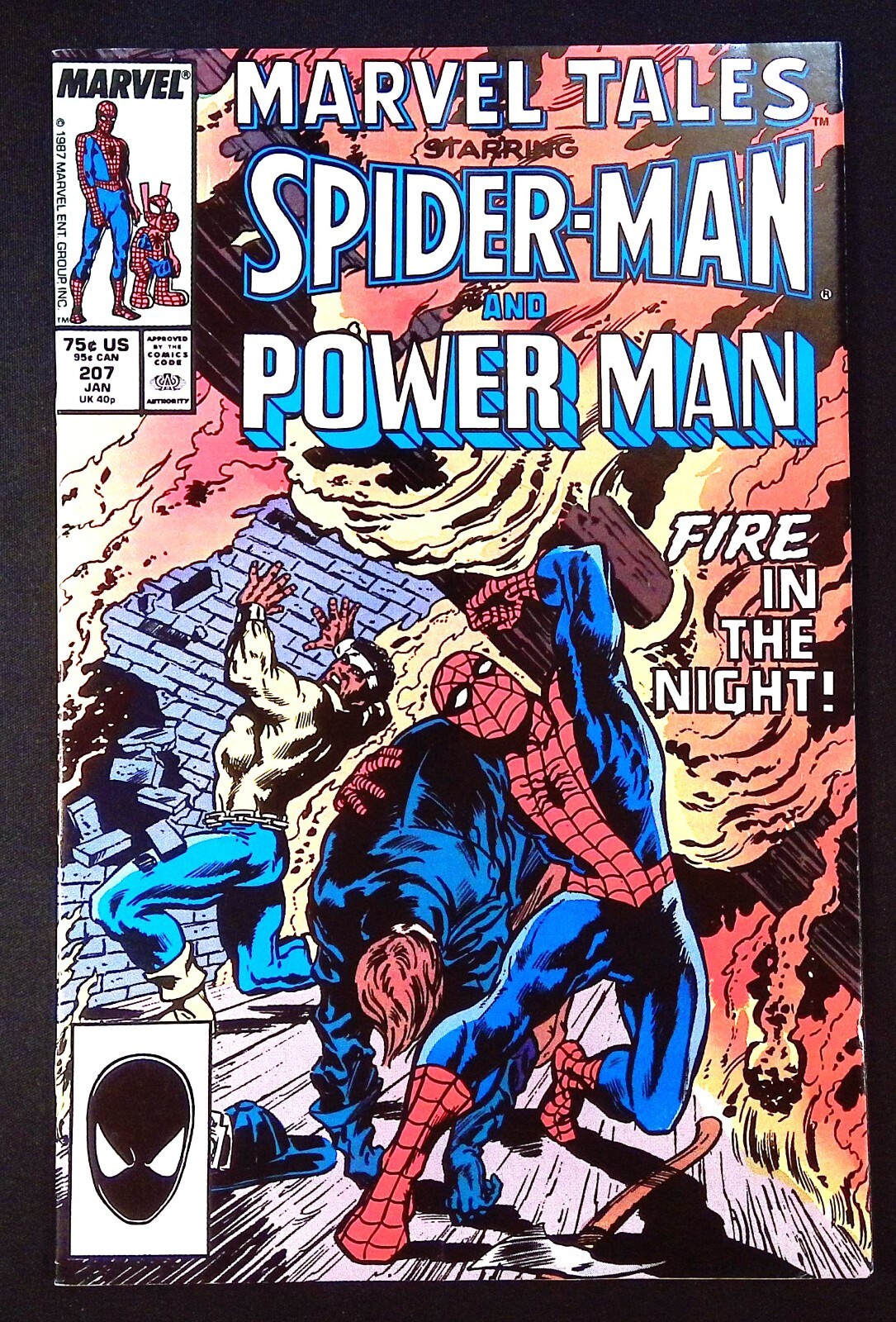 Marvel Tales 207 ristampe Marvel Team-Up 75 Spider-Man Power Man Marvel Comics