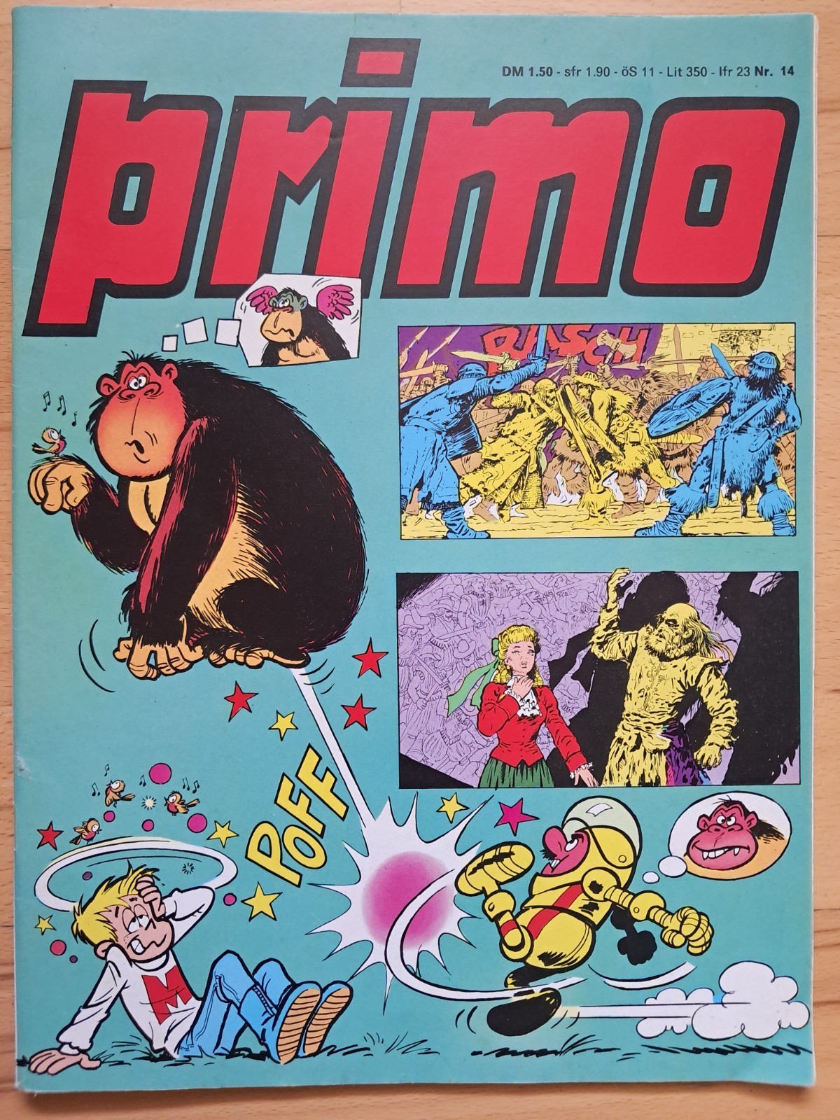 Primo n.14 del 1973 con Lo Sceriffo, El Cid, Katja, Mischa, Canterville - OTTIMO