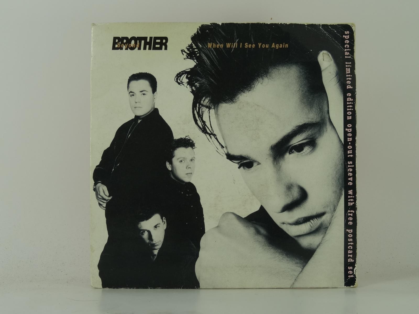 BROTHER BEYOND WHEN WILL I SEE YOU AGAIN (OPEN OUT SLEEVE WITH POSTCARD) (50) 2 