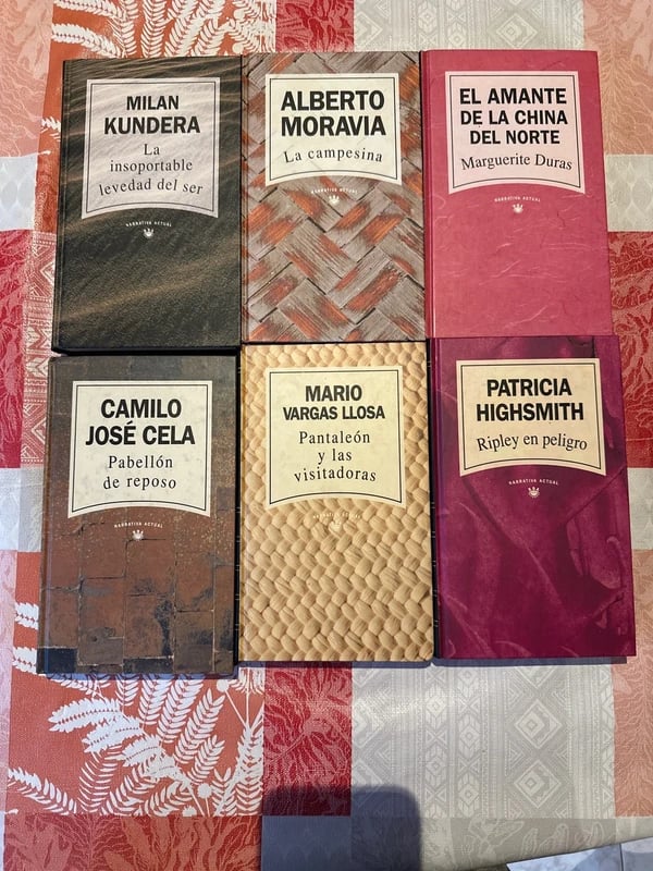 6 Libros Coleccion Narrativa Actual