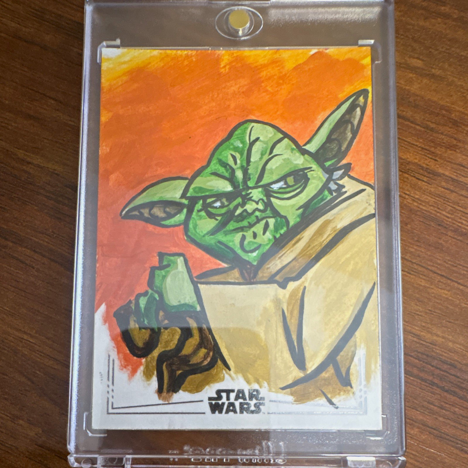Topps 2026 Star Wars Galaxy Artist Signature Sketch Yoda Auto John Boren 1/1
