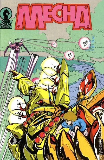 Mecha #5 VF/NM 9.0 1988 Immagine Stock