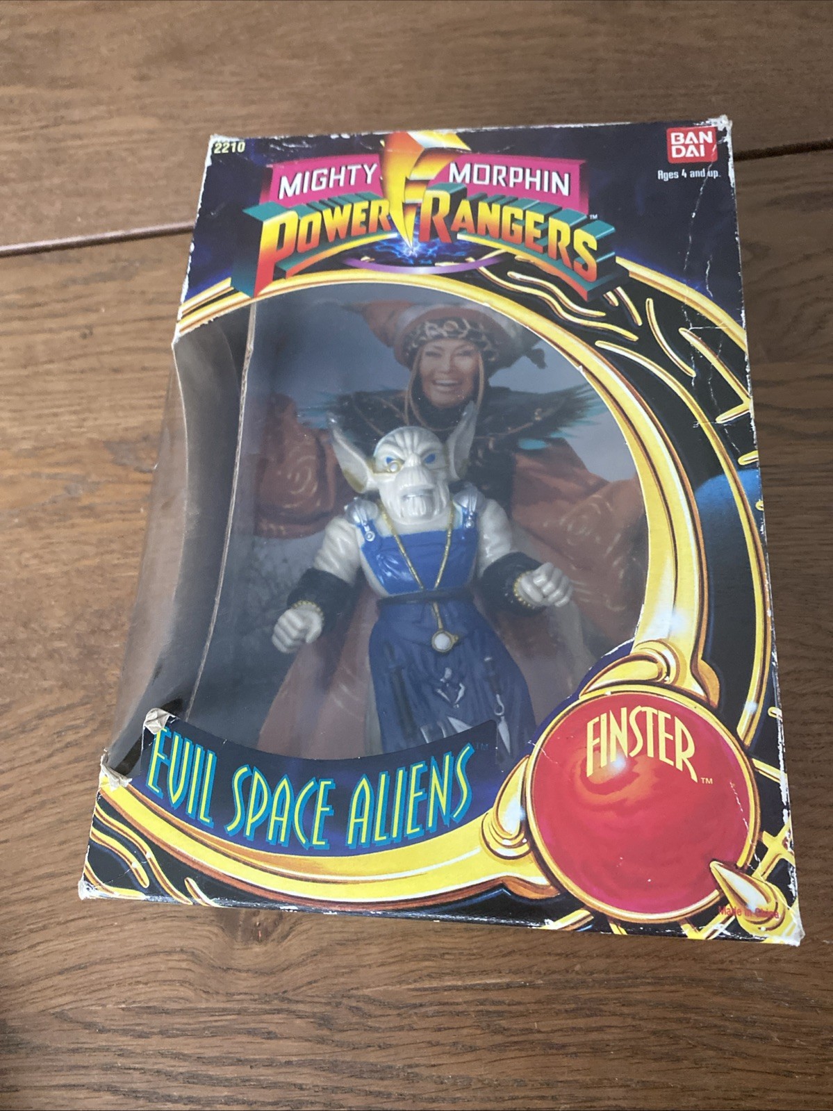 Vintage 1993 Bandai Mighty Morphin Power Rangers Evil Space Aliens FINSTER