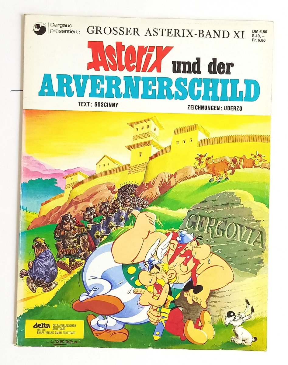 Grande volume di Asterix XI - Asterix e lo scudo dell'Arvernatore - Goscinny/Uderzo - Vin