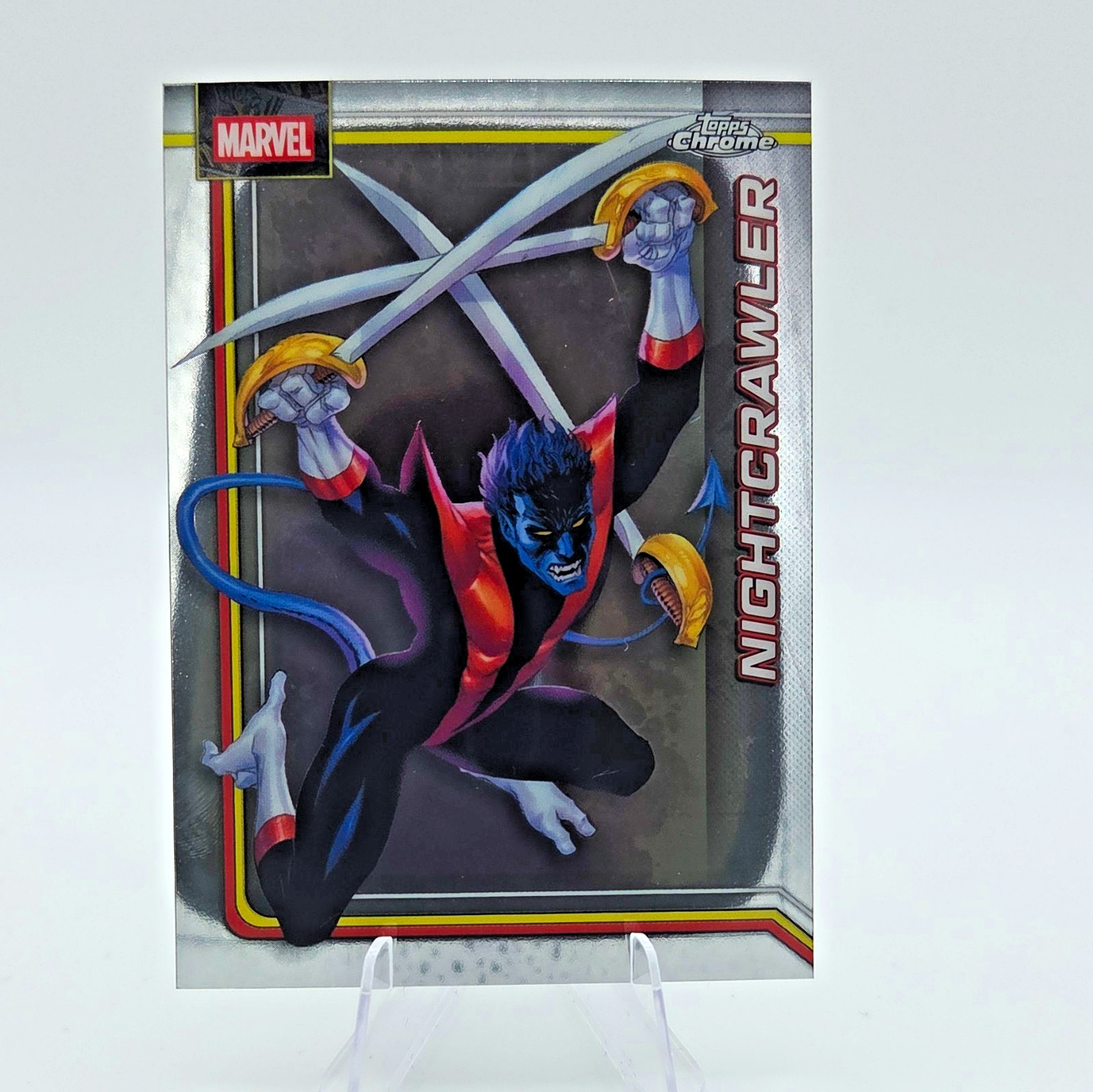 Topps Chrome Marvel 2023 Nightcrawler 087 Set Base Trading Card