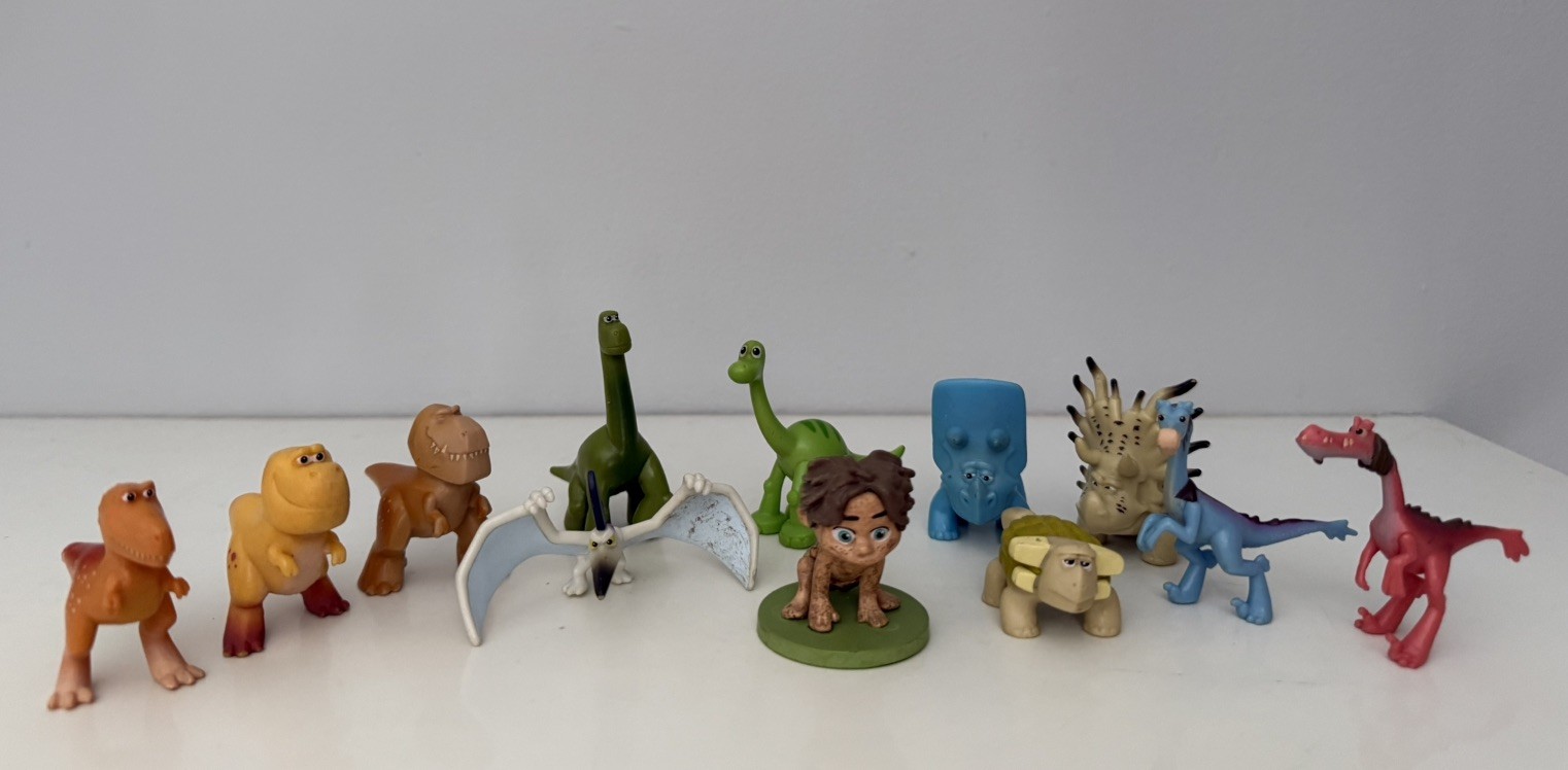 Disney TOMY The Good Dinosaur Mini Figures Sam Butch Jack Lurleane Buddha Spot 