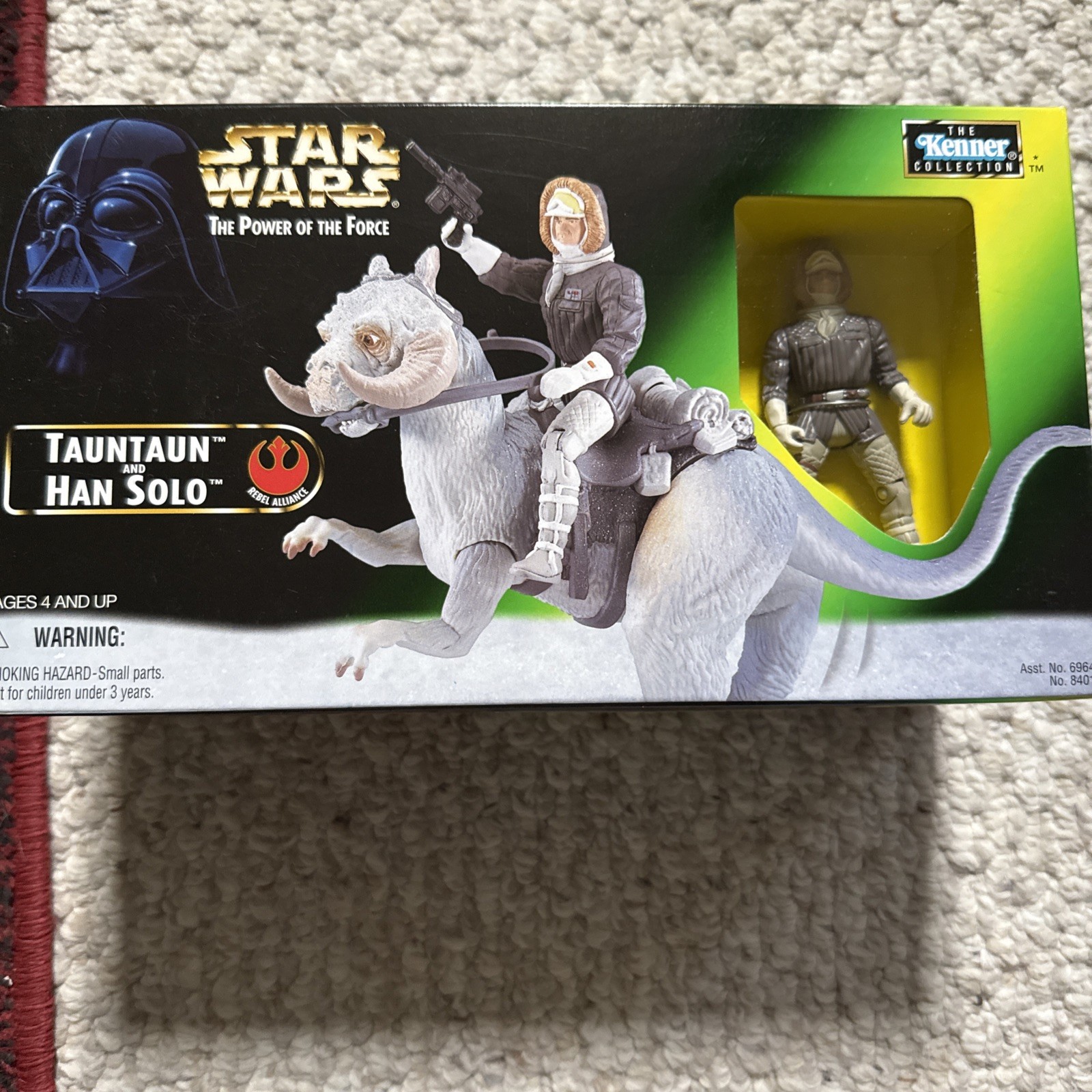 1997 Star Wars Power of the Force HAN SOLO & TAUNTAUN 2-Pack POTF Kenner New